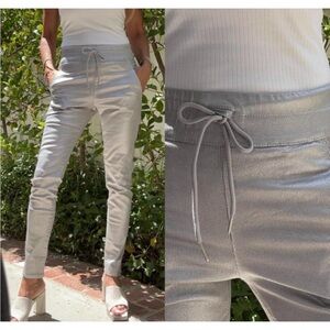 Bevy Flog Shely Silver Original Pattern Pant NWT